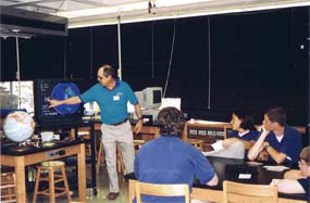 Jim, W4QO teaching a class at Lovett